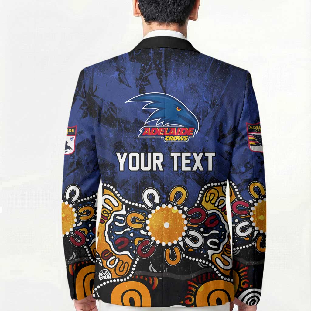 Personalized Adelaide Crows Blazer Aboriginal Dot Painting Graffiti Style