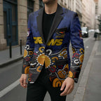 Personalized Adelaide Crows Blazer Aboriginal Dot Painting Graffiti Style