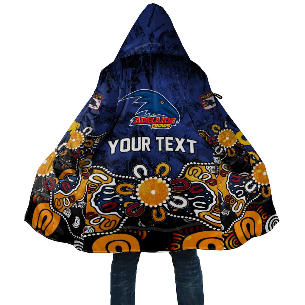 Personalized Adelaide Crows Cloak Aboriginal Dot Painting Graffiti Style