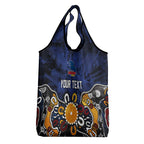 Personalized Adelaide Crows Grocery Bag Aboriginal Dot Painting Graffiti Style