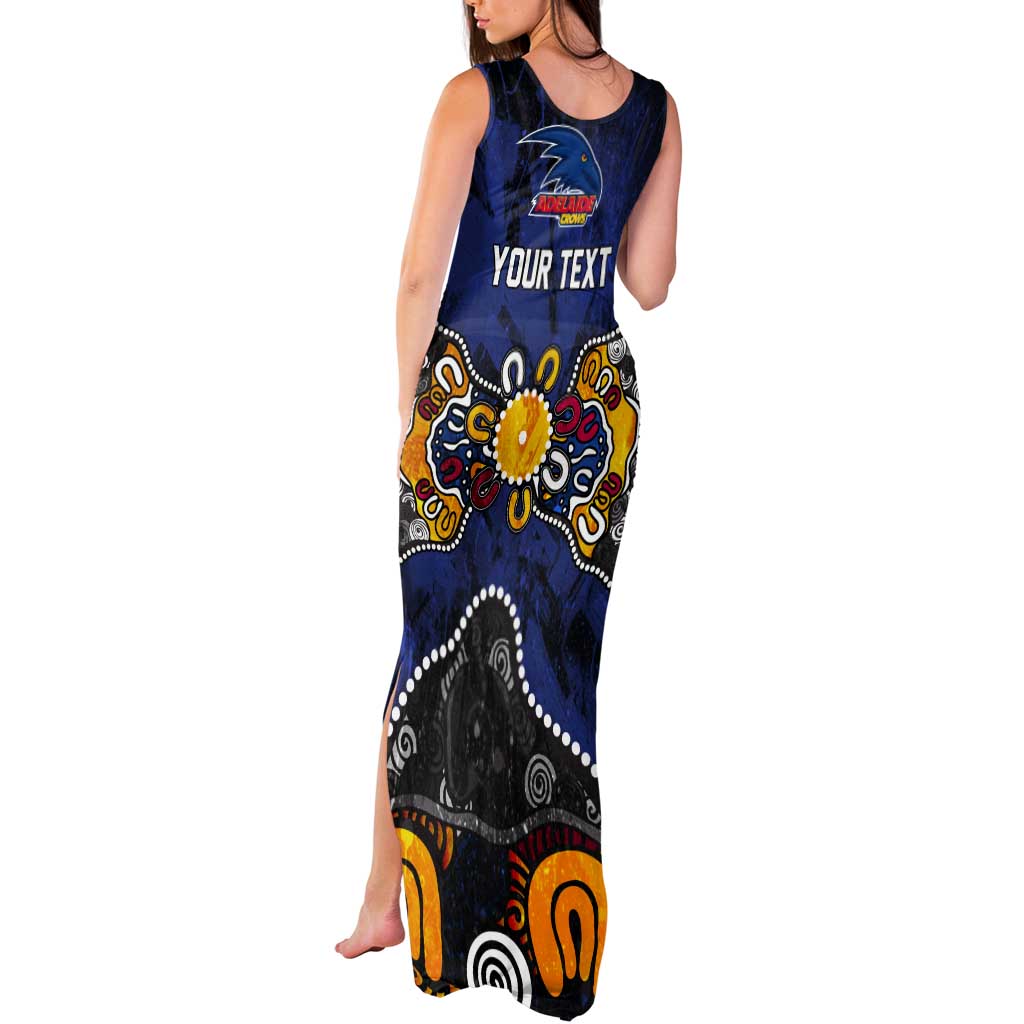 Personalized Adelaide Crows Tank Maxi Dress Aboriginal Dot Painting Graffiti Style