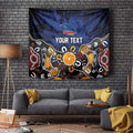 Personalized Adelaide Crows Tapestry Aboriginal Dot Painting Graffiti Style