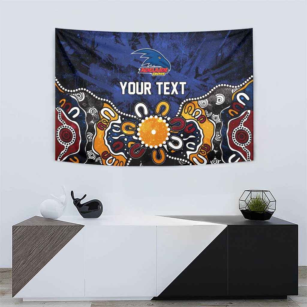 Personalized Adelaide Crows Tapestry Aboriginal Dot Painting Graffiti Style