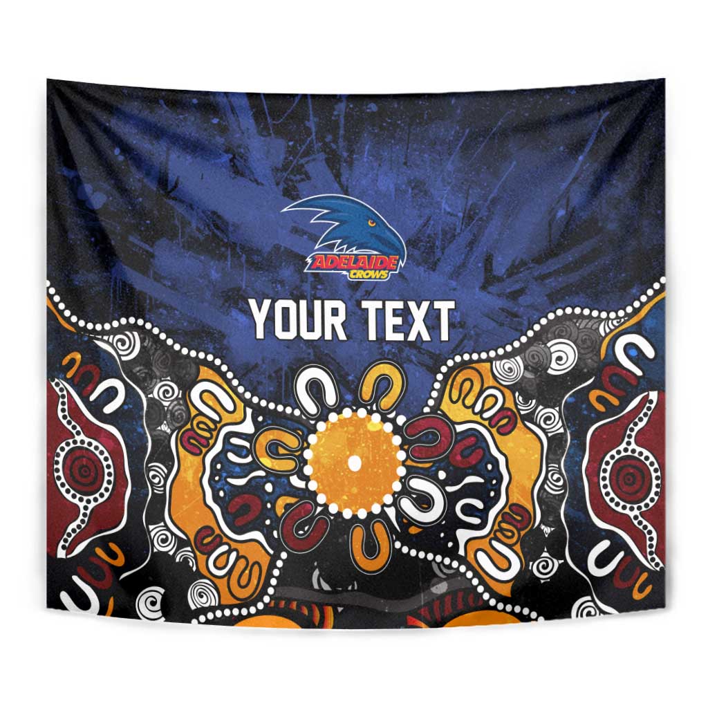 Personalized Adelaide Crows Tapestry Aboriginal Dot Painting Graffiti Style