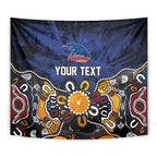 Personalized Adelaide Crows Tapestry Aboriginal Dot Painting Graffiti Style
