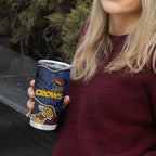 Personalized Adelaide Crows Tumbler Cup Aboriginal Dot Painting Graffiti Style