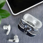 Personalized Carlton Blues AirPods Case Polynesian Tribal Pattern Heritage Football