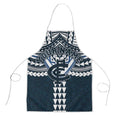 Personalized Carlton Blues Apron Polynesian Tribal Pattern Heritage Football