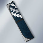Personalized Carlton Blues Auto Sun Shade Polynesian Tribal Pattern Heritage Football