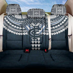 Personalized Carlton Blues Back Car Seat Cover Polynesian Tribal Pattern Heritage Football