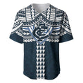 Personalized Carlton Blues Baseball Jersey Polynesian Tribal Pattern Heritage Football