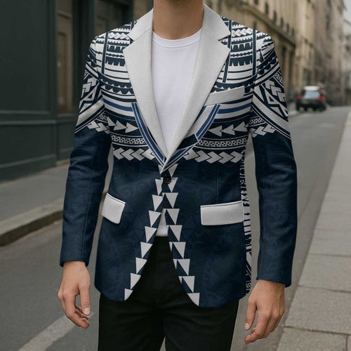Personalized Carlton Blues Blazer Polynesian Tribal Pattern Heritage Football