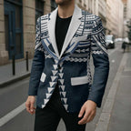 Personalized Carlton Blues Blazer Polynesian Tribal Pattern Heritage Football