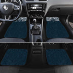 Personalized Carlton Blues Car Mats Polynesian Tribal Pattern Heritage Football