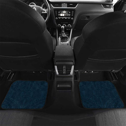 Personalized Carlton Blues Car Mats Polynesian Tribal Pattern Heritage Football
