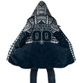 Personalized Carlton Blues Cloak Polynesian Tribal Pattern Heritage Football