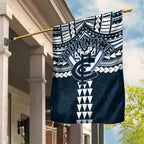 Personalized Carlton Blues Garden Flag Polynesian Tribal Pattern Heritage Football