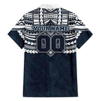 Personalized Carlton Blues Hawaiian Shirt Polynesian Tribal Pattern Heritage Football