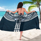 Personalized Carlton Blues Sarong Polynesian Tribal Pattern Heritage Football
