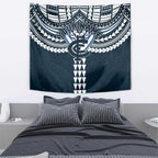 Personalized Carlton Blues Tapestry Polynesian Tribal Pattern Heritage Football