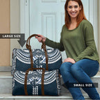 Personalized Carlton Blues Travel Bag Polynesian Tribal Pattern Heritage Football