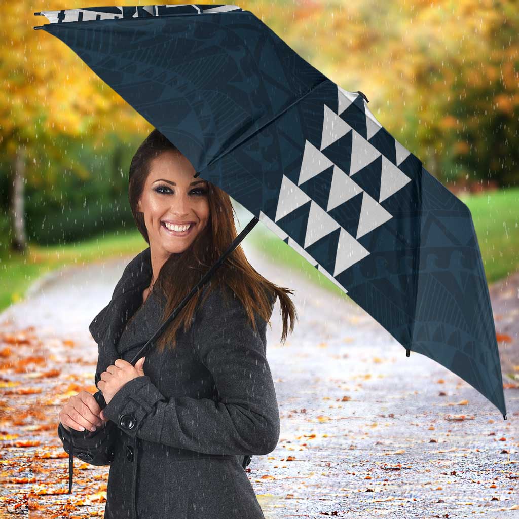 Personalized Carlton Blues Umbrella Polynesian Tribal Pattern Heritage Football