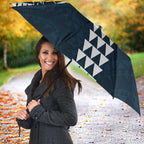Personalized Carlton Blues Umbrella Polynesian Tribal Pattern Heritage Football