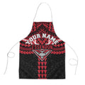 Personalized Essendon Bombers Apron Polynesian Tribal Pattern Heritage Football