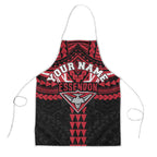 Personalized Essendon Bombers Apron Polynesian Tribal Pattern Heritage Football