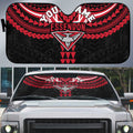 Personalized Essendon Bombers Auto Sun Shade Polynesian Tribal Pattern Heritage Football