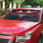 Personalized Essendon Bombers Auto Sun Shade Polynesian Tribal Pattern Heritage Football