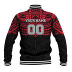 Personalized Essendon Bombers Baseball Jacket Polynesian Tribal Pattern Heritage Football