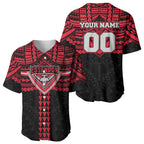 Personalized Essendon Bombers Baseball Jersey Polynesian Tribal Pattern Heritage Football