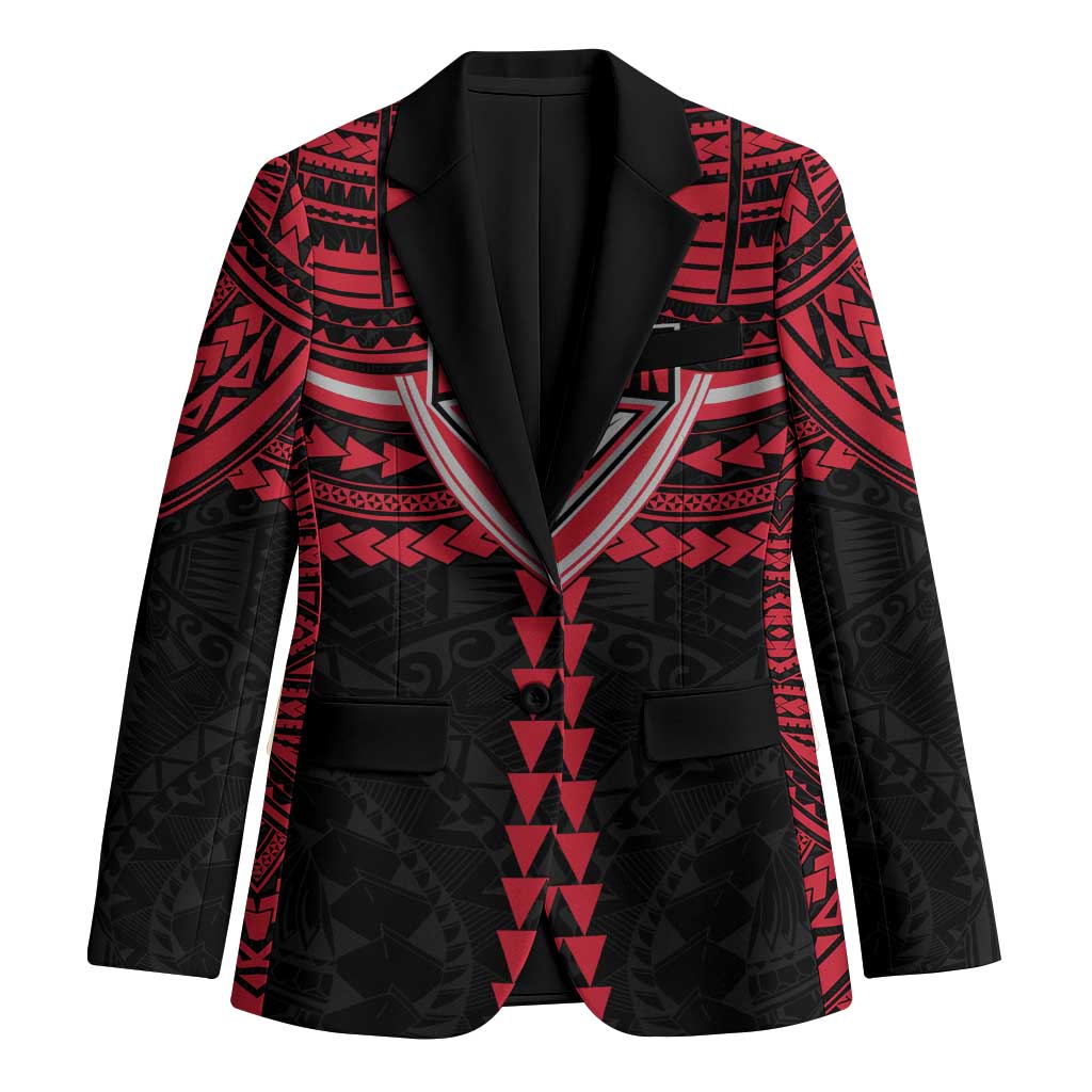 Personalized Essendon Bombers Blazer Polynesian Tribal Pattern Heritage Football