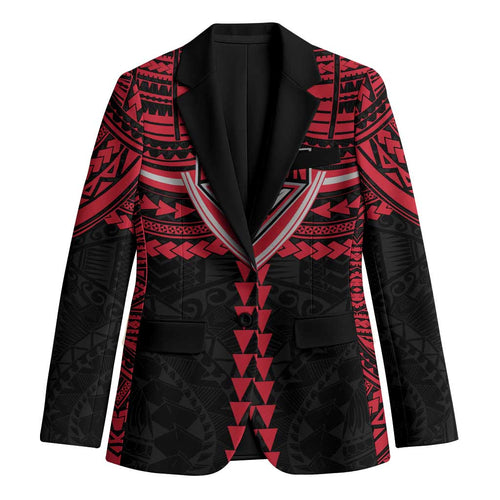 Personalized Essendon Bombers Blazer Polynesian Tribal Pattern Heritage Football