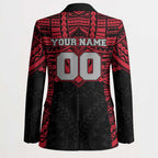 Personalized Essendon Bombers Blazer Polynesian Tribal Pattern Heritage Football