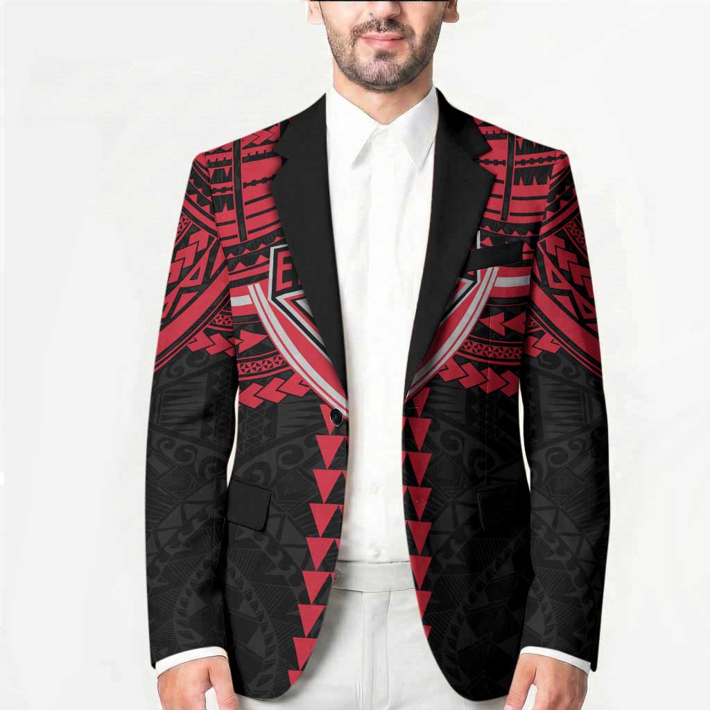 Personalized Essendon Bombers Blazer Polynesian Tribal Pattern Heritage Football