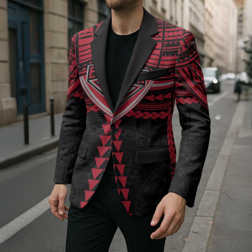 Personalized Essendon Bombers Blazer Polynesian Tribal Pattern Heritage Football