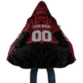 Personalized Essendon Bombers Cloak Polynesian Tribal Pattern Heritage Football