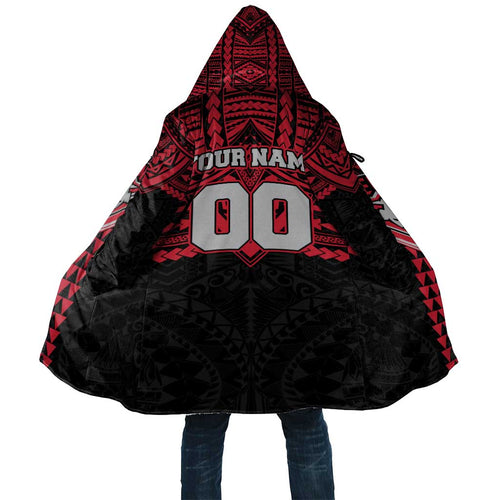 Personalized Essendon Bombers Cloak Polynesian Tribal Pattern Heritage Football