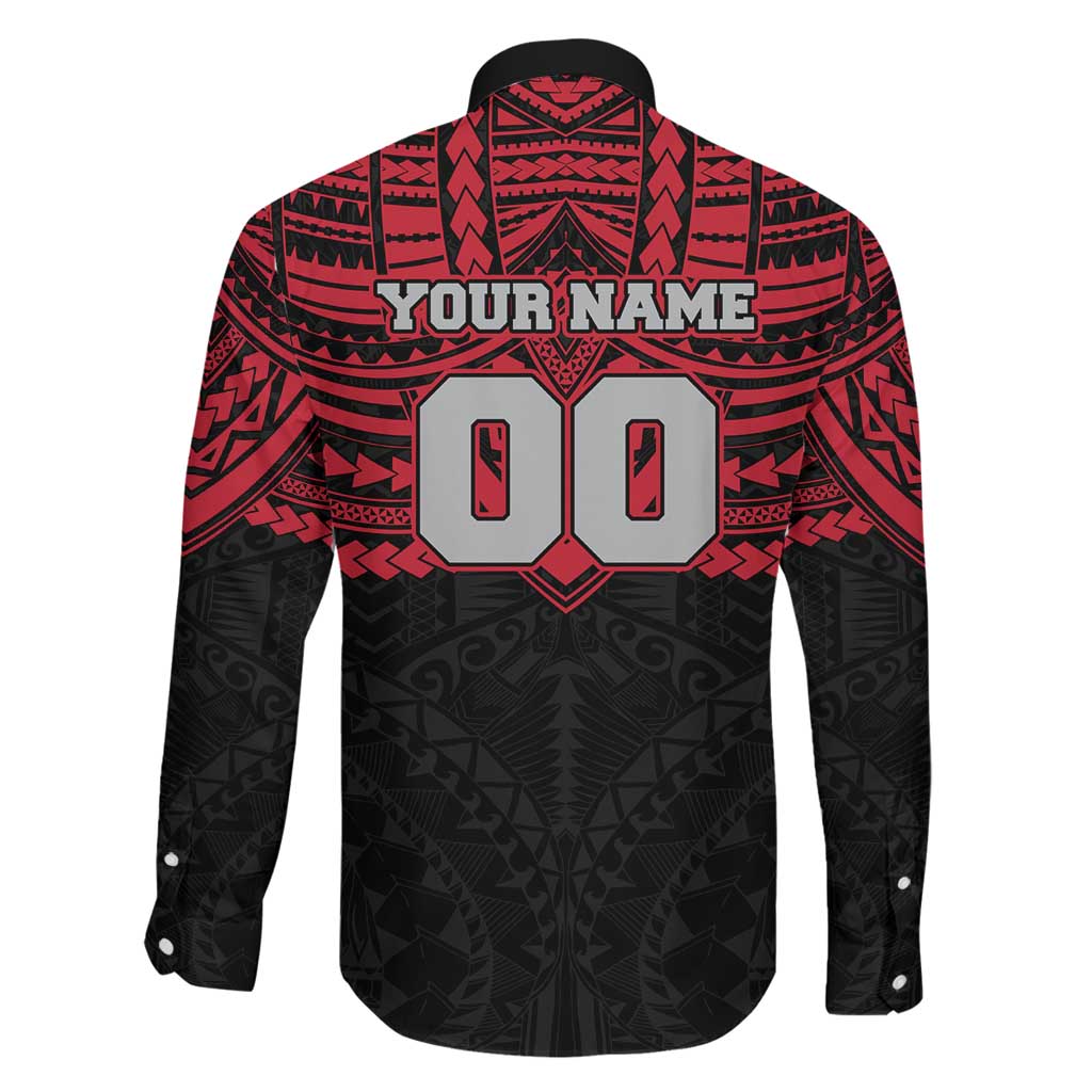 Personalized Essendon Bombers Family Matching Mermaid Dress and Hawaiian Shirt Polynesian Tribal Pattern Heritage Football