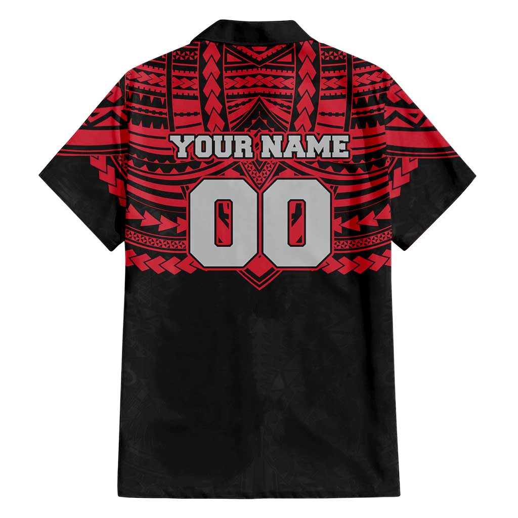 Personalized Essendon Bombers Family Matching Short Sleeve Bodycon Dress and Hawaiian Shirt Polynesian Tribal Pattern Heritage Football