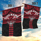 Personalized Essendon Bombers Garden Flag Polynesian Tribal Pattern Heritage Football
