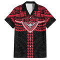 Personalized Essendon Bombers Hawaiian Shirt Polynesian Tribal Pattern Heritage Football