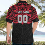 Personalized Essendon Bombers Hawaiian Shirt Polynesian Tribal Pattern Heritage Football