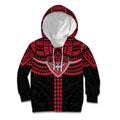 Personalized Essendon Bombers Kid Hoodie Polynesian Tribal Pattern Heritage Football