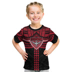 Personalized Essendon Bombers Kid T Shirt Polynesian Tribal Pattern Heritage Football