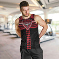 Personalized Essendon Bombers Men Tank Top Polynesian Tribal Pattern Heritage Football