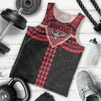 Personalized Essendon Bombers Men Tank Top Polynesian Tribal Pattern Heritage Football