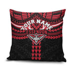 Personalized Essendon Bombers Pillow Cover Polynesian Tribal Pattern Heritage Football